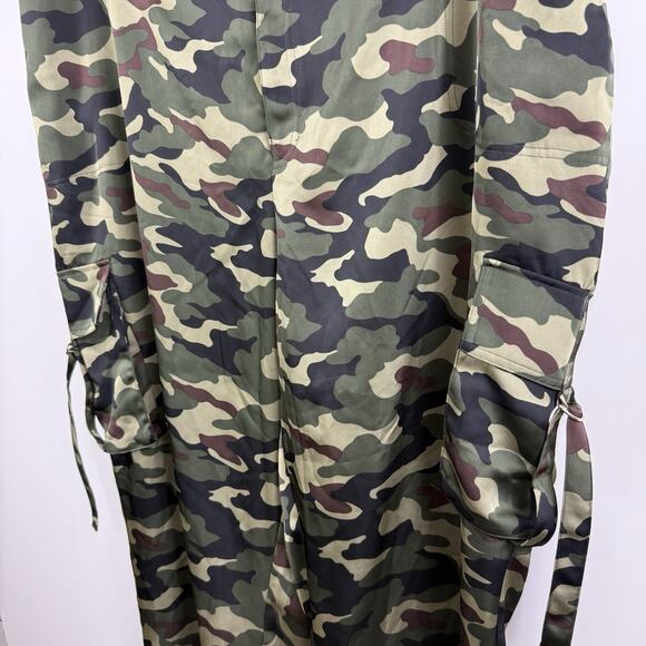 New Camo Cargo Nina Parker Straight Leg Pants Plus Size 18W High Rise Gorpcore - Picture 5 of 13